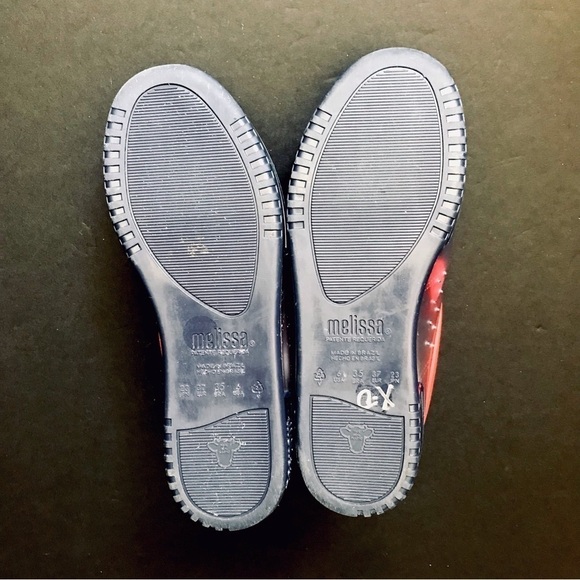 Melissa x Fila “Melissa Sneaker” Lace-Up Jelly in Clear, Bubblegum Scent, Size 6 - Picture 10 of 11